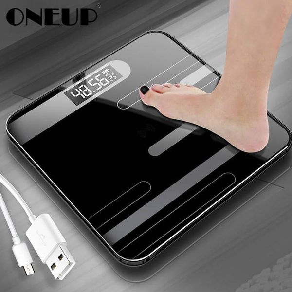 

oneup bathroom body scales glass intelligent home electronic digital floor weight balance bariatric lcd display home accessories