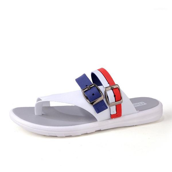 

brand men flip flops summer beach sandals slippers for men flats non-slip wear-resistant slippers eva, Black