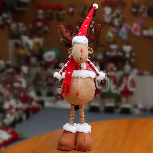 

christmas elk christmas fabric christmas gift doll ornament doll elk