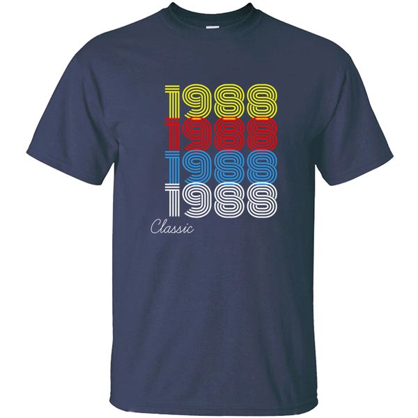 

knitted summer 1988 classic t shirt for men letters gray comic tshirts short sleeve camisas shirt sport hooded sweatshirt hoodie