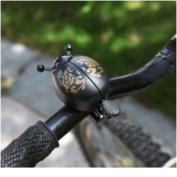 

bike bells alarm horn bicycle ladybug bell ladybird alarm bell колокольчики рога велосипед металлическая ручка рог велоспорт безопасность ac