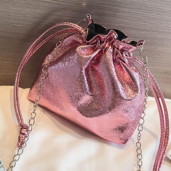

ocardian handbag women fashion pure color leather wild diagonal bag shoulder bag chain strap bucket lady handbags mujer a10
