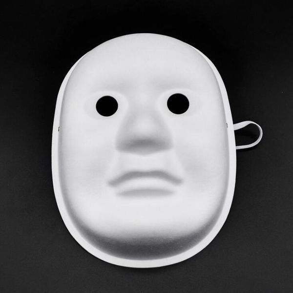 

unpainted diy hero white animal paper venetian mask for men women kids carnival face masks christmas new year lxl1010-1