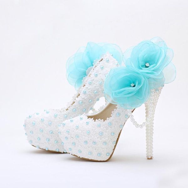 Dolcezza carino 2020 scarpe da sposa fatte a mano scarpe da festa di compleanno in pizzo bianco da donna applicazioni primaverili madre della sposa1