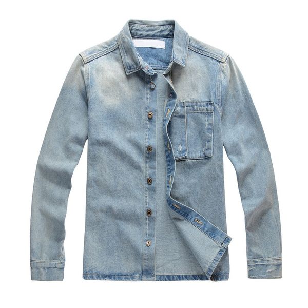 

fashion men denim jacket winter jacket pocket criss-cross hole casual windbreaker slim geometric women coat mens jackets, Black;brown