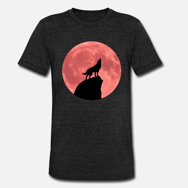 

волк воющий на рубашке fun blood moon t аниме модный костюм толстовка толстовка