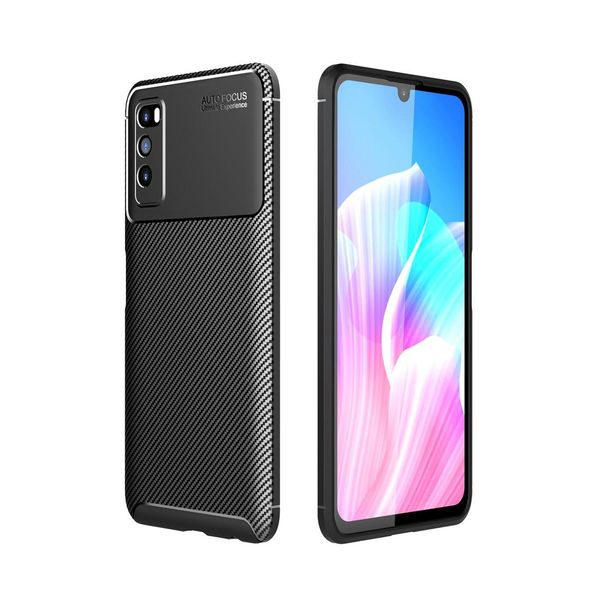 

for huawei enjoy z 5g carbon fiber texture shockproof tpu case