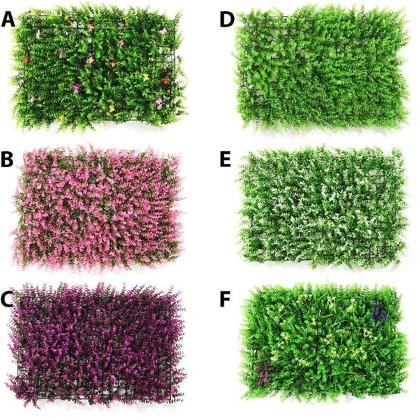 

decorative flowers & wreaths 40x60cm artificial green plant lawns carpet for home garden wall landscaping plastic lawn door shop backdrop im