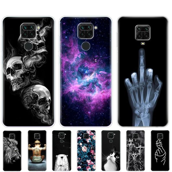 

for xiaomi case soft tpu phone back on note 9 silicon cover redmi note9 pro note9pro bumper shell funda