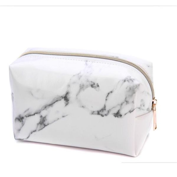 

1 pc marble pencil bag quality pu school supplies stationery students gift pencil case cute pencil box school stationery ga96t