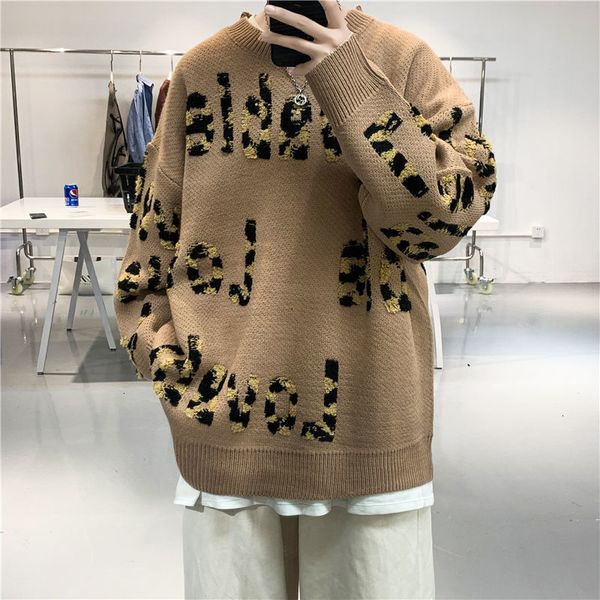 

men's blouse 2021 autumn winter new thin-print letter embroidered nightgown fashion youth clothes gkmf, White;black