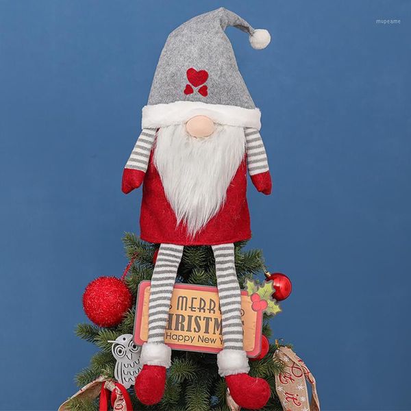 

pendant forest holiday christmas tree er gift ornament party decoration cute living room festival home with hat santa gnomes1