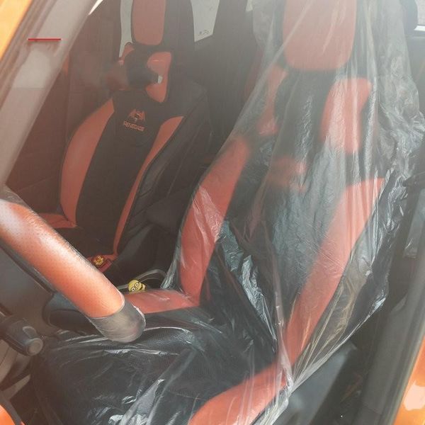 

практические автомобили сиденья обложки прозрачные пленки автомобилей стул рукава одноразовая авто сиденье гильзы hot sale 0 29kl e19