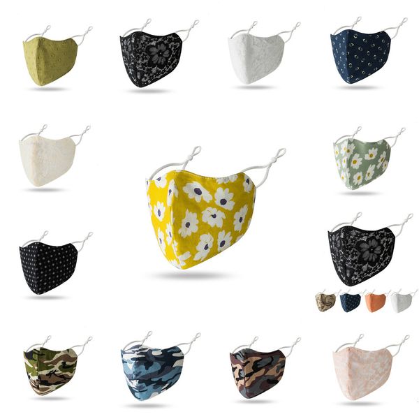

mask black reusable cotton face women adjustable ear buckle masks breathable dustproof washable facemask 4 nweui