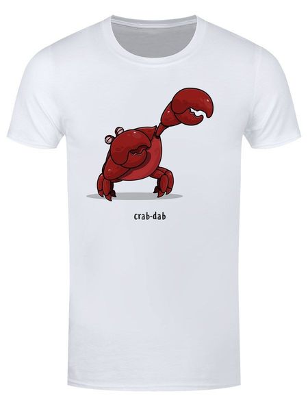 

crab dab men's white t-shirt short sleeve t shirt t shirts tee mens shirts short sleeve trend clothing sport hooded sweatshirt hoodie