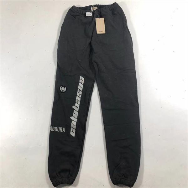 

new season 5 sweatpants women men fashion embroidery calabasas drawstring joggers sweatpants kanye west season 5 pants, Black