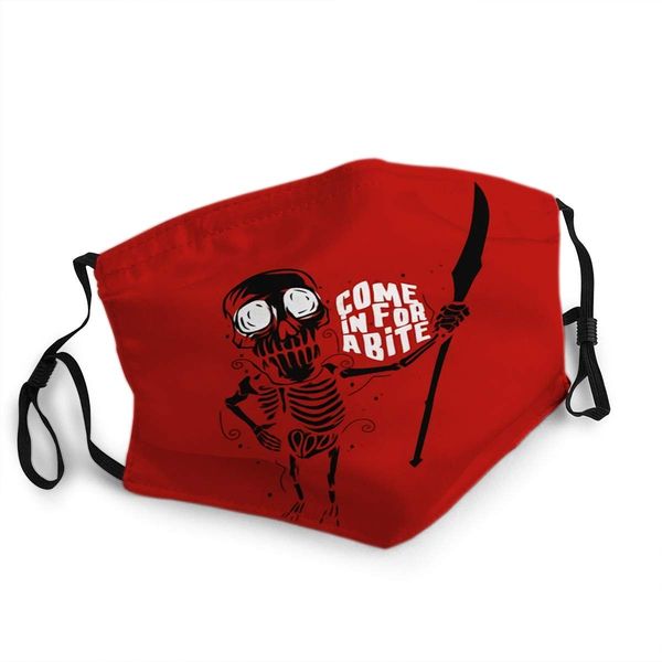 

unmouth mask face cover halloween skeleton