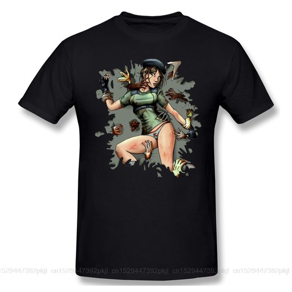 

t shirts men jill and the dead t-shirt tee father day clothing residented evil zombie game sport hooded sweatshirt hoodie