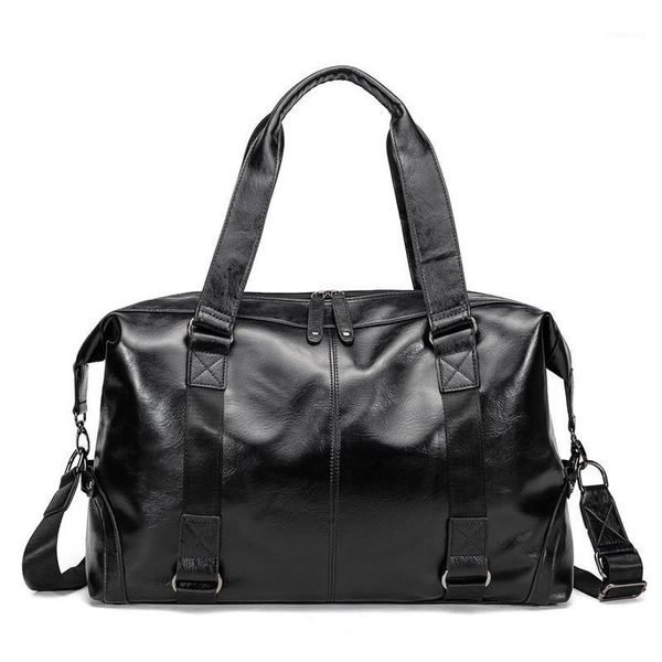 

duffel bags manufacturers spot pu men's handbag korean fashion casual crossbody travel bag large capacity luggage bag1