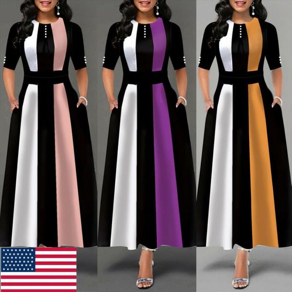 

vintage платье hot 2020 женщины эластичный полосатый пакет bodycon бинты платье girls club party long maxi теплая зима, Black;gray