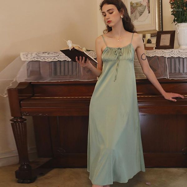 

spring sleepwear women vintage nightgowns sleepshirts nightgowns night dress long sleeve nightwear cotton homewear h7451, Black;red