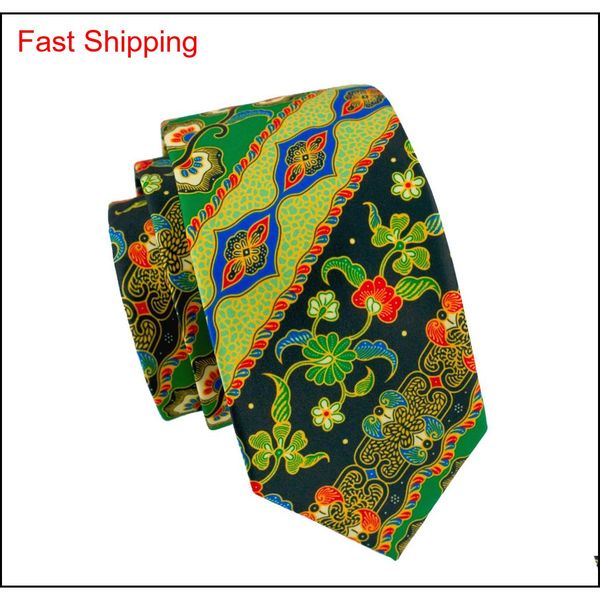 

mens printed ties red grey flower pattern green business silk tie set include tie cufflinks hankerchief fre qylknd queen66, Black;blue