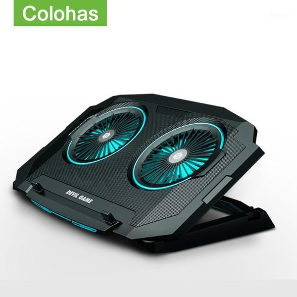 Almofadas de resfriamento de laptop 11-17 polegadas de ventilador portátil Base CPU Notebook Titular para Air Pro Computer Suport1