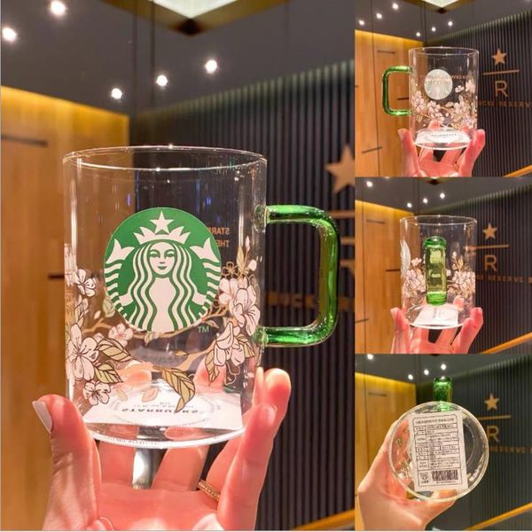 

2020 starbucks coffee mount fuji cup lamb shaun glass yutu pear cherry blossom cup christmas diamond cup