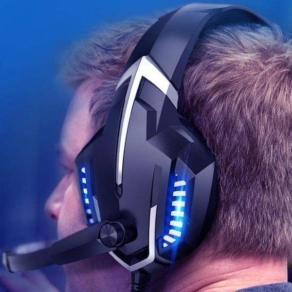 

pc gaming headset, surround sound, adjustable bass, 50mm drivers, breathable memory foam, and noise cancelling microphone - black