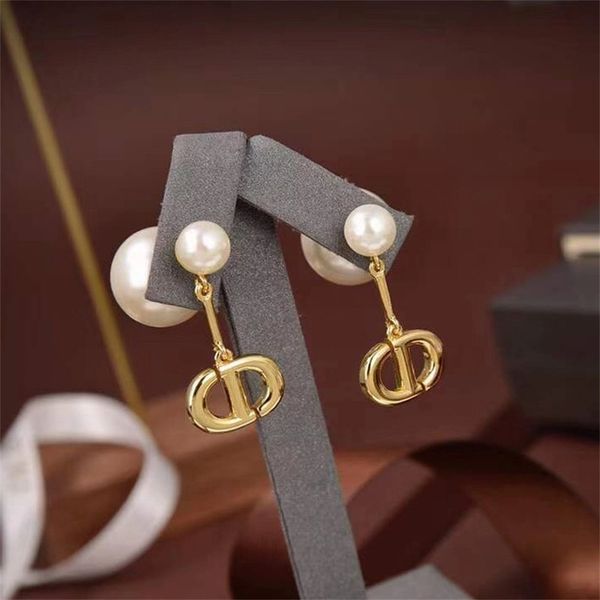 

pearl earrings advanced simple baby star, Golden