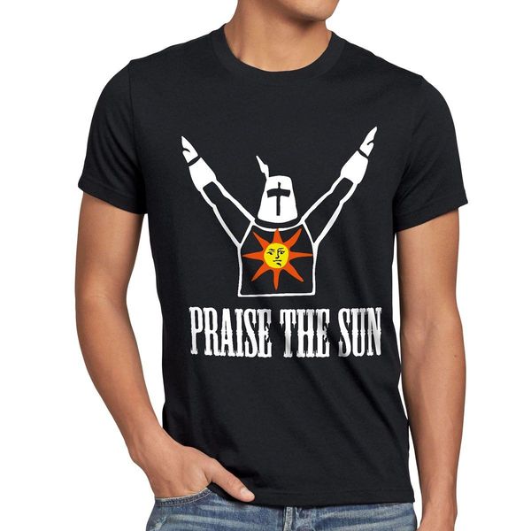 

praise the sun herren dark sunbro solaire souls gwyn sonnen ritter bro short sleeve dress sport hooded sweatshirt hoodie t shirt