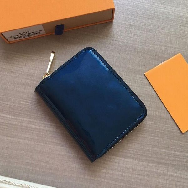 

2021 women luxurys designers women wallets flowers patent leather letters wristlet women purse designer wallet card holder designer bags
