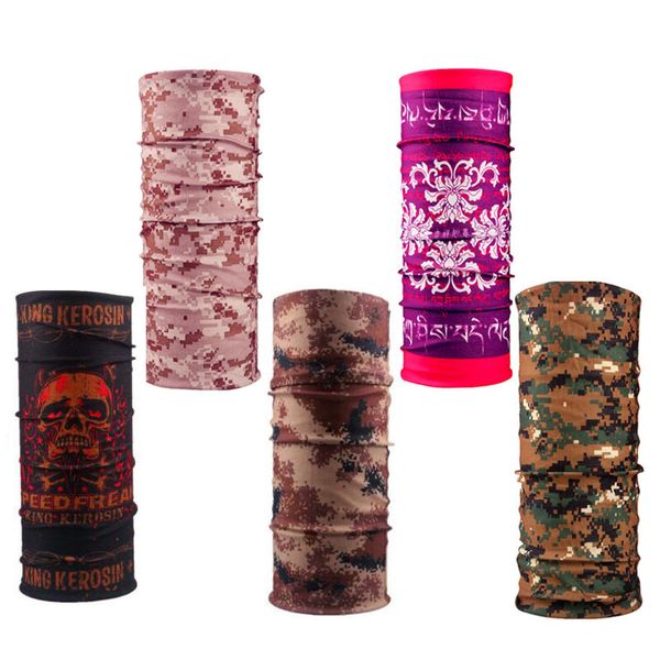 

multicolor 10pcs magic women men fashion head face mask neck gaiter snood headwear motorcycle cycling tube scarf headband