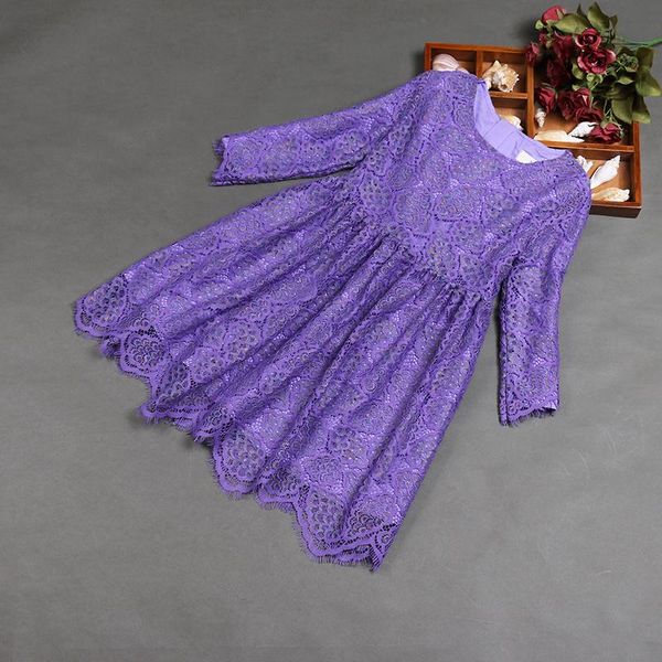 

mom girls lace dress mother daughter full sleeve dress 2020 mommy girl matching twinning party family look outfits, Blue