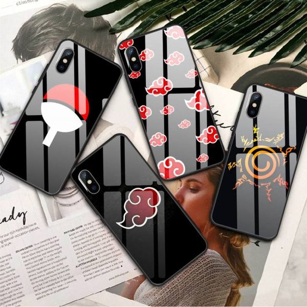 

naruto kakashi cool tempered glass case for vip 11 12 pro max x xs x xr 5c 6s 67 8 plus