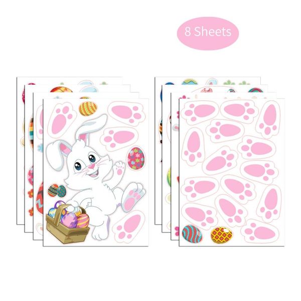 

wall stickers happy easter holiday decoration glass stickers wall decals glow in the dark bedroom ceiling hand sticker