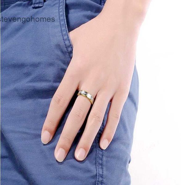 

factoryp7z2couple korean version accessories forever love titanium steel 18k gold ring, Silver