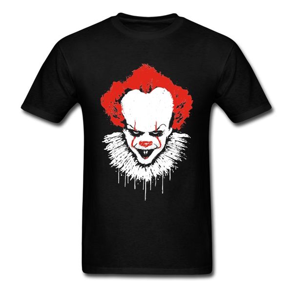 

the clown is back pennywise o neck short sleeve custom men's streetwear big size fitness sport hooded sweatshirt hoodie men t shirt