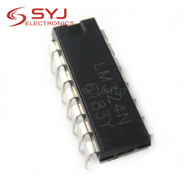 

10pcs / lot lm324n lm324 dip-14 low quad power amplifier in stock