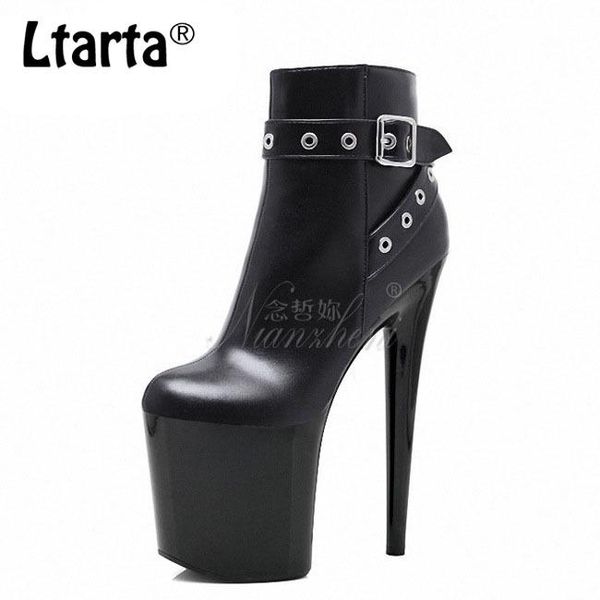 

ltarta 15 cm belt buckle boots fine heel 17 cm black lacquer size performance boots, high heel low boots lyp-q-127