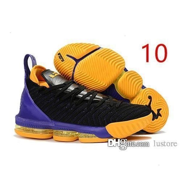 

1 xvi rainbow 16 new 5 thru cny lakers 2019 oreo fresh bred basketball shoes athletic trainers 16s sports designer sneakers chaussures, Black