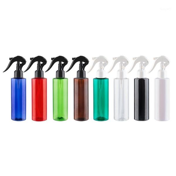

100ml x 40 plastic black white trigger pump bottle colored pet container with sprayer cosmetic bottle for liquids house cleaning1