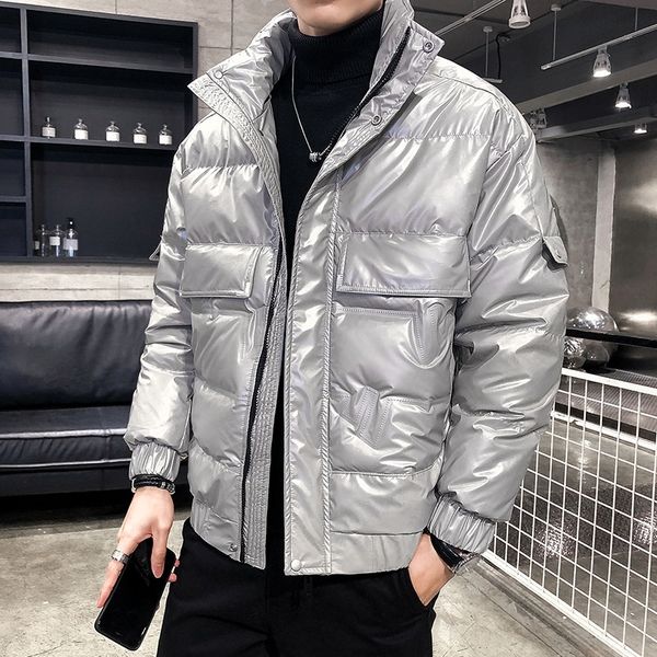 

3jko coats winter jacket women down jacket puffer jacket quality mens winter casual men039;s outdoor warm feather outwear down jackets c, Black