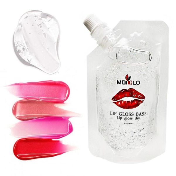

40/100/200ml diy transparent lipstick matte lip gloss lip glaze base moisturizing 80ml mate tint makeup lasting lipgloss