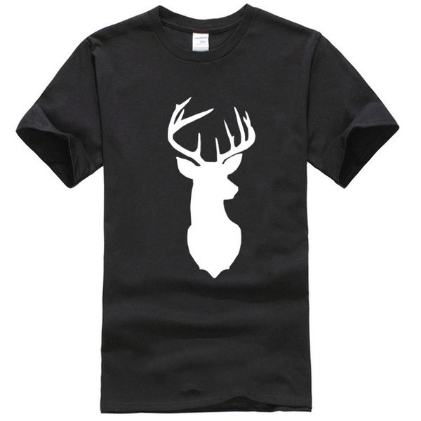 

beautiful deer line art t shirt summer short sleeve designed casual new fashion women tees m01011 sport hooded sweatshirt hoodie