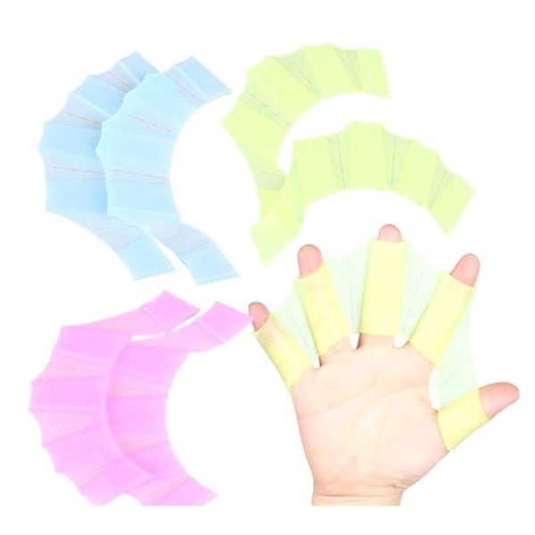 

swimming hand fins sile hand swimming fins pers swim palm finger webbed gloves paddle glove e bbybjl