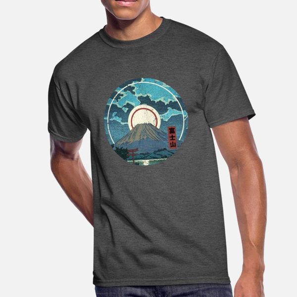 

mt. fuji moon t shirt fit уникальный летний костюм толстовка толстовка