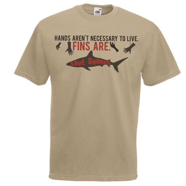 

brand new adults khaki save sharks shark finning wildlife conservation ale tees sport hooded sweatshirt hoodie men t shirt