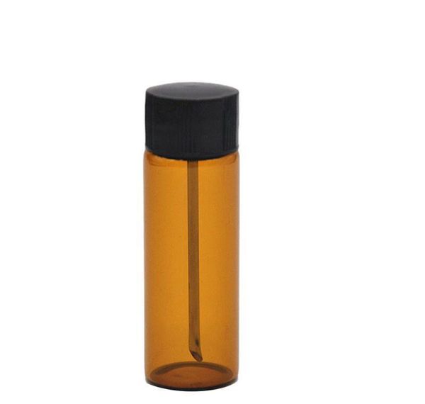 

clear/brown glass snuff metal vial spoon spice snorter pill box storage bottle case container stash mixed col wmtjyf mywjqq