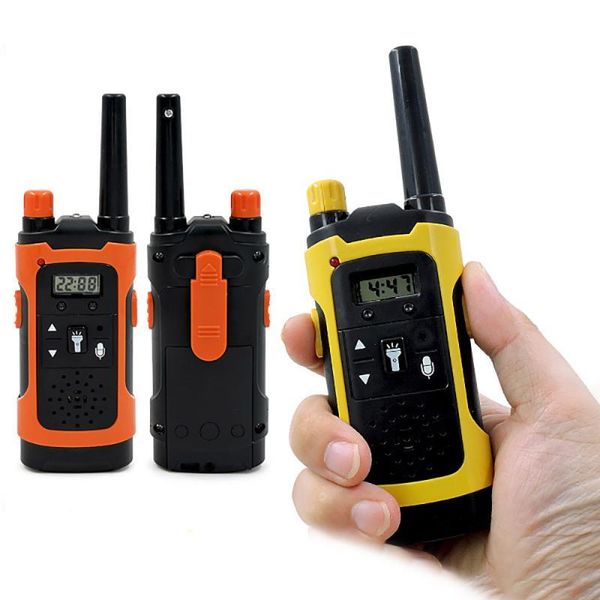 

wireless children's mini walkie talkie parent-child interaction led light outdoor call walkie talkie communicator gift for child